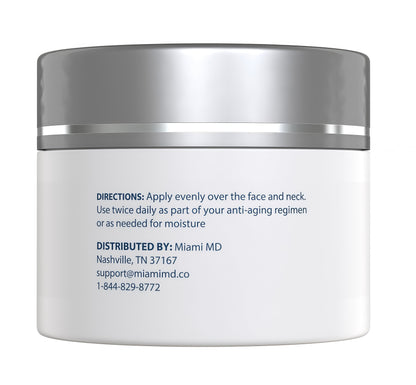 MiamiMD Age-Defying Lifting & Firming Face Cream for Women - Lift & Firm for Anti Aging, Wrinkle Reducer & Hydrating Moisturizer for Smooth, Radiant Skin, Tightening Cream for Face & Neck – 1.7oz